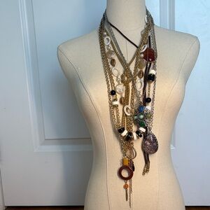 MYSTERY Lot of Long Costume Necklaces